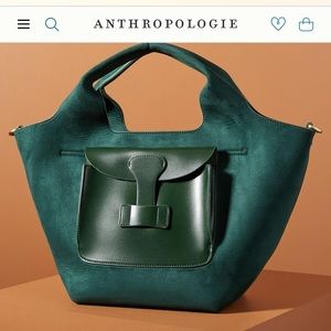 Green Anthropologie Bag